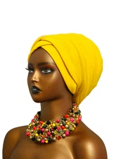 Minar Ruffle Net Headwrap