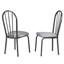 sunset trading steel gray dining chair | set of 2