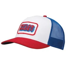 TaylorMade Ventura Retro Trucker Snapback Golf Hat NEW Red White Blue Regular