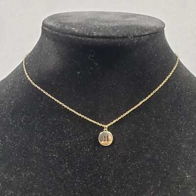ネックレス・ペンダント VINTAGE HOLLYWOOD Round Mix Chain Necklace BMH1311 Mixed-Metal Coin Short Necklace | White House Black Market