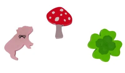 BAIER & SCHNEIDER GMBH & CO. Brunnen® Radiergummi Serie Glück Glücksymbole in Schachtel 10-29890 83