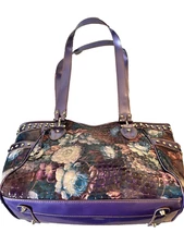 Madi Claire Double Handled Shoulder Bag - Leather - NWT