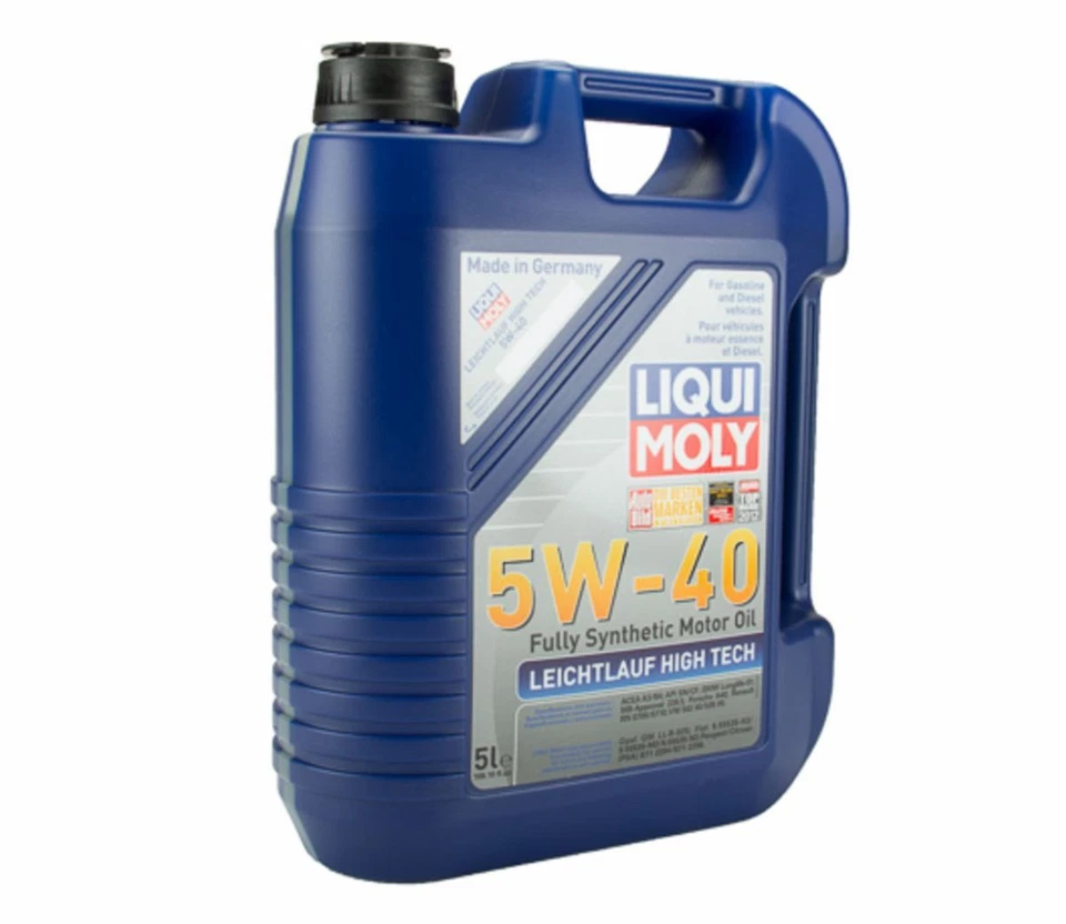 Óleo de motor sintético x10 LITER Lichtlauf high tech 5w40 para BMW Mercedes - Imagem 3 de 3