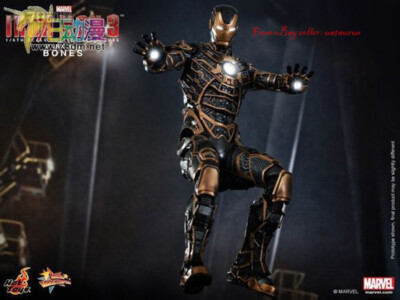 IRON MAN 3 BONES アイアンマン　ボーンズフィギュア Amazon.com: Iron Man 3 Movie Masterpiece Iron Man Mark 41 Bones 1