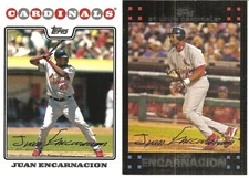 2 DIFFERENT CARD LOT OF JUAN ENCARNACION 854