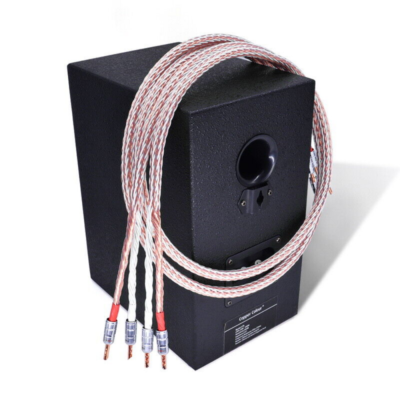 Hi-end Kb 12tc Occ Speaker Wire Hifi Speaker Cable Cmc Bfa 2 Banana