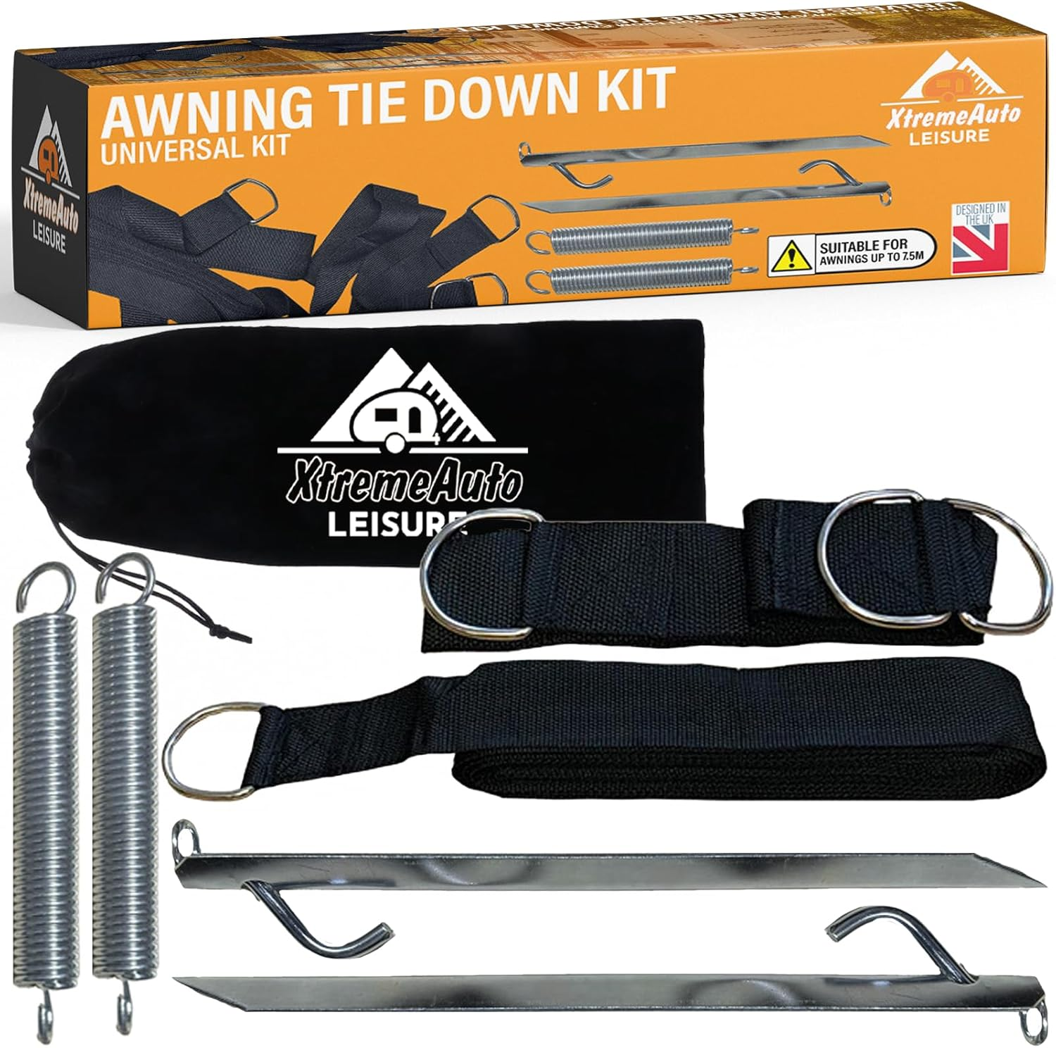 Awning Tie down Kit Storm Straps - Storm Straps for Caravan Awnings Motorhome Aw