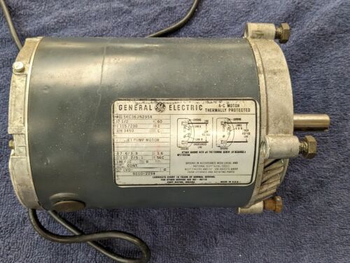 General Electric 5KC36JN295X 1/2 HP 3450 RPM 115/230V  Cont. Duty Jet Pump Motor - Picture 1 of 4