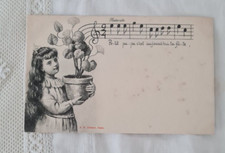 CPA CARTE POSTALE  1900  EDITION AB SERIE  CHANSON