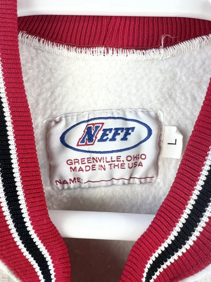 Moletom vintage anos 90 gola redonda colegial excelência acadêmica tamanho grande - Imagem 3 de 4