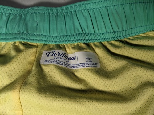 NUEVO Bañador Alto Para Hombre 3XT Roundtree & Yorke Caribe Secado Rápido 8"I Aqua - Imagen 8 de 8