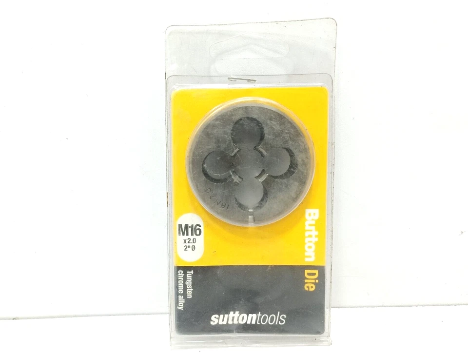 THREAD CUTTING BUTTON DIE M16 X 2.0 (2″) LOT OF 3 - Image 4 of 4