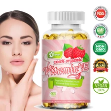 Vitamin E 400 IU Capsules - Immune System, Skin & Eyes Health, Anti-aging