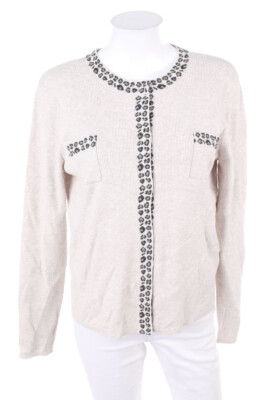 ouí Cardigan Patch Pockets D 40 beige