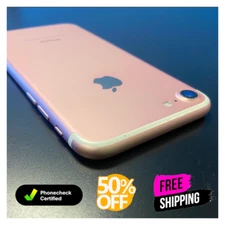 Apple iPhone 7 - 32GB/128GB - Unlocked - Rose Gold, Black, Jet Black