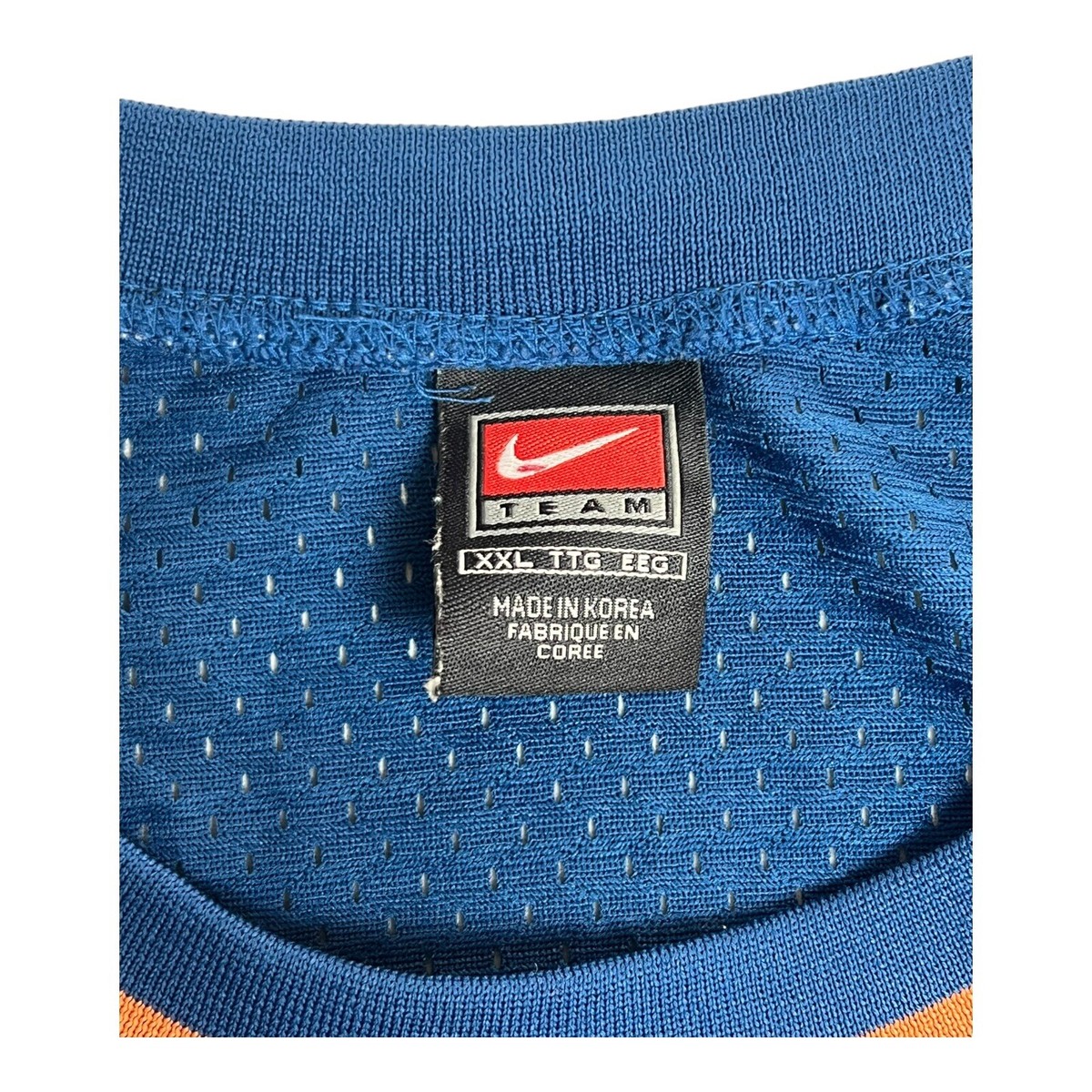 ウェア 2002 y2k nike jordan uniform top blue M MICHAEL JORDAN Vintage 2001-2002 y2k Nike SEWN Washington