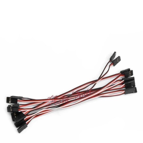 10pcs 5cm-50cm Male-Male Quadcopter Extension Servo Leads Cable RC Male - Foto 2 di 7