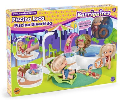 Pool Belly With Effect Hot Tub And Shower Works With Water 1 Doll And Baby Ebay