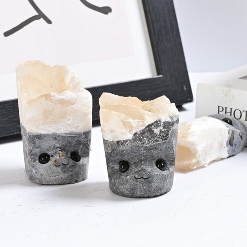 Small Animal Natural Stone Crafts Hand-carved Diy Decoration Desktop - Picture 9 of 22