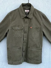 FERA GREAT BRITAIN MEN’S CHORE JACKET SZ. L. (FITS M. AS WELL) OTTER GREEN — NWT