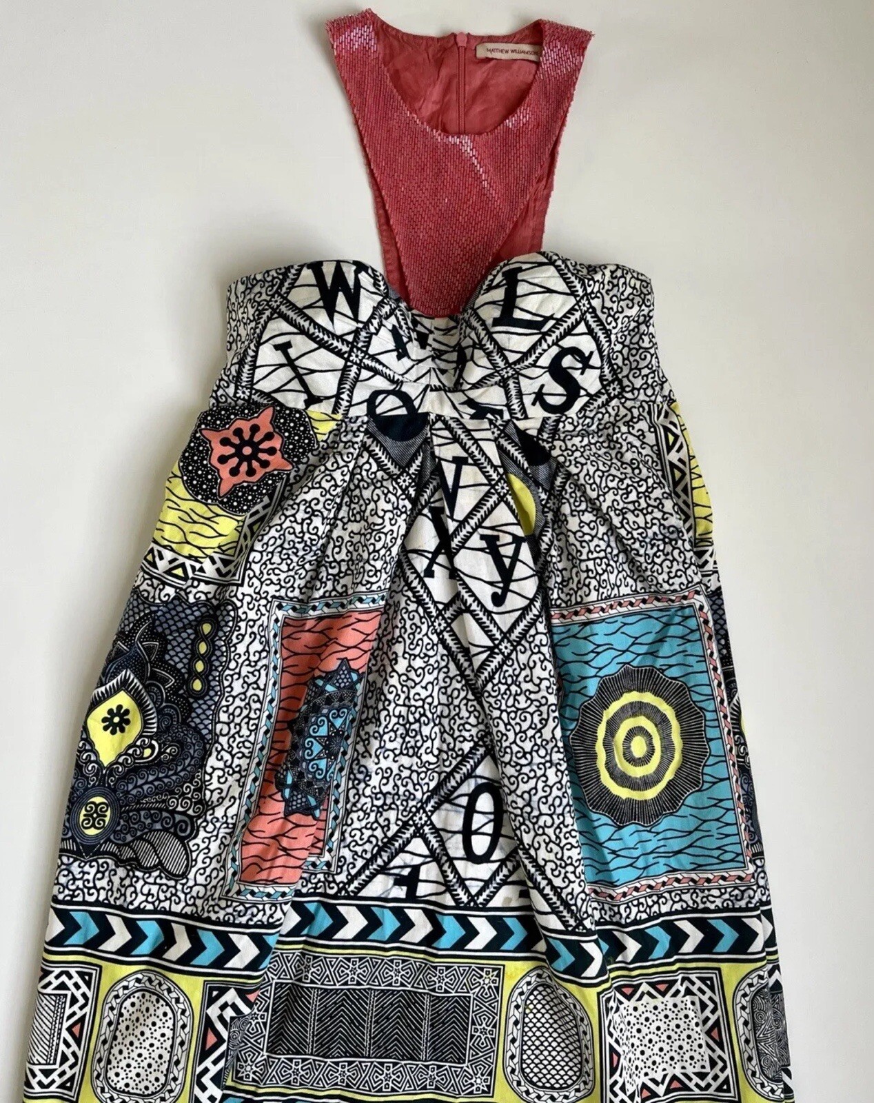 Matthew Williamson Patchwork Pattern Cotton Midi … - image 7