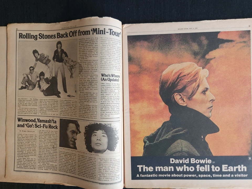 ROLLING STONE MAGAZINE #217 JULY 1976 THE BEATLES, SNL, RARE HAWAII AIR EDITION - Image 4 of 4