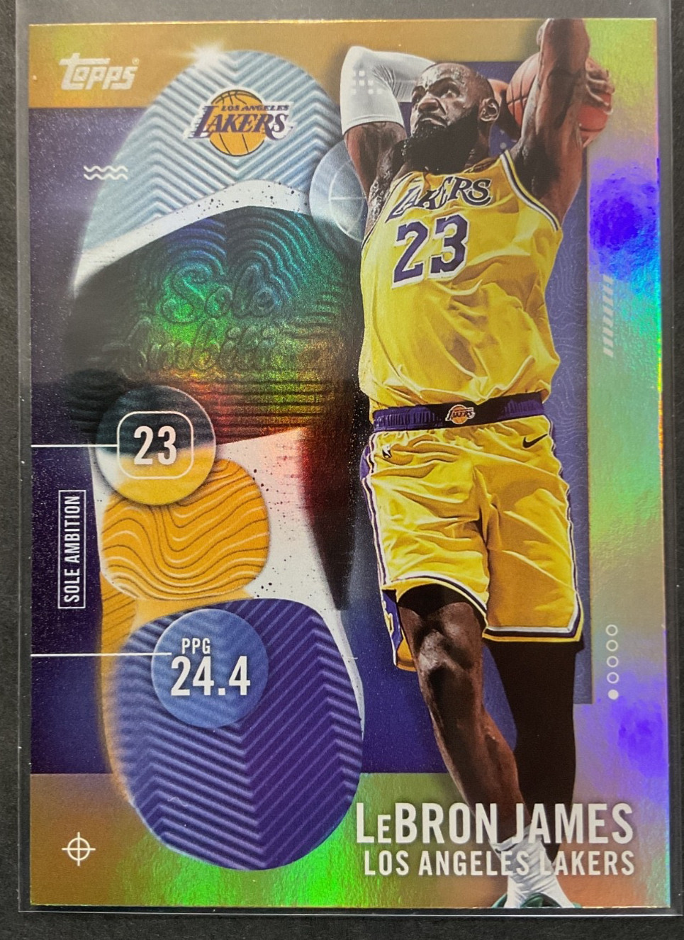 2025-26 TOPPS NBA LeBRON JAMES#SA-1 SOLE AMBITION ULTRA RARE 1 in 15,375 LAKERS