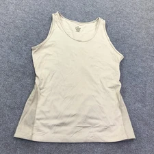 Tommie Copper Compression Tank Top Shirt Womens 2XL Beige Back Support Shapewear