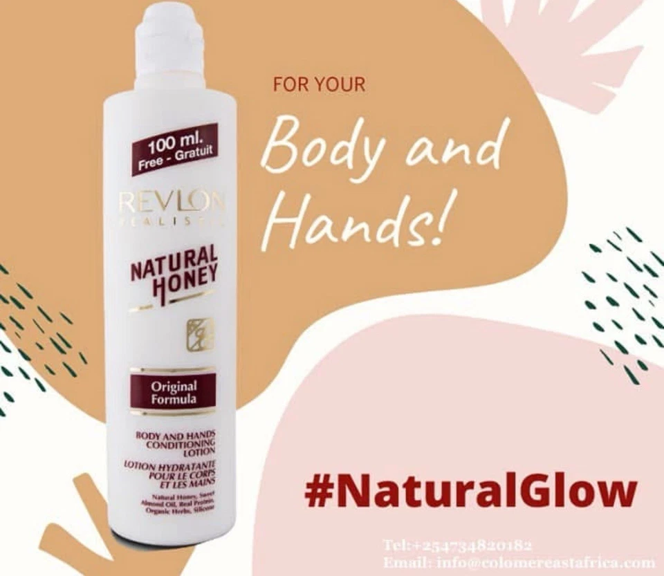 Loción corporal y manos Revlon realista miel natural fórmula original Foto 2 de 3