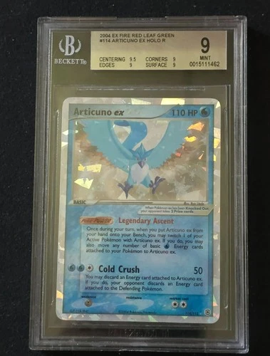 Pokemon Articuno ex Fire Red Leaf Green 114/112 Holo BGS 9