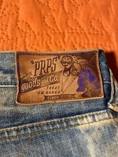 PRPS Distressed Washed Denim Jeans Ripped Vintage Straight Leg Pants Size 32*34