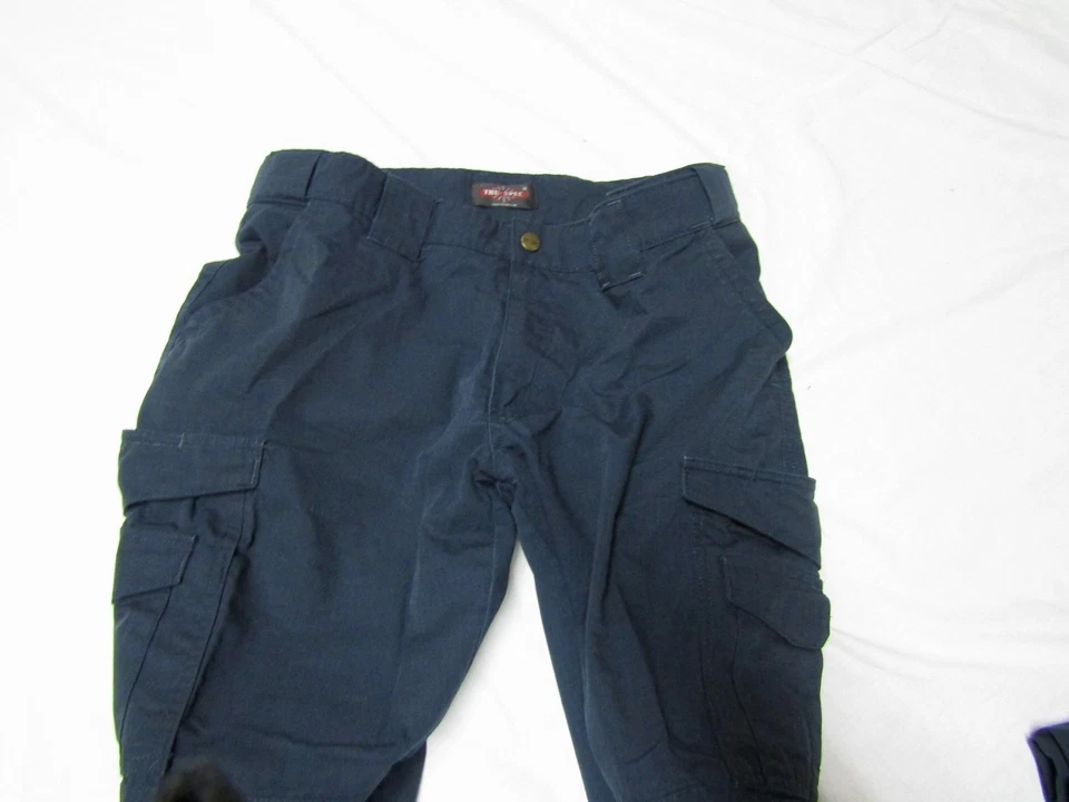 (2X) Tru-Spec Tactical Cargo Police Security Uniform, Size 40/34 Dark Navy -USED - Image 4 of 4