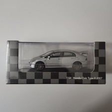 Honda 1:64 Civic Type-R Sedan FD2 2007 Diecast Silver Official Licensed Product
