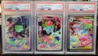 Sequential PSA 10 Mega Evo Bulbasaur IR Ivysaur IR Mega Venusaur SIR Pokemon ENG
