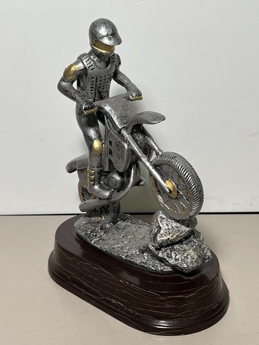 Vintage 1960's Dirt Bike Motocross Racing Trophy - Picture 2 of 9