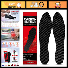 Carbon Fiber Insoles for Men  Women - 1.5mm Rigid Shoe Inserts for Foot Pain Re
