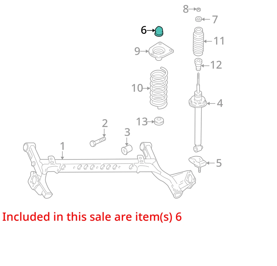 Chevrolet Pontiac Cavalier 1995-2005 cubierta Sunfire RR SUSPENSO PUNTAL MT 22129483 NUEVO Foto 2 de 3