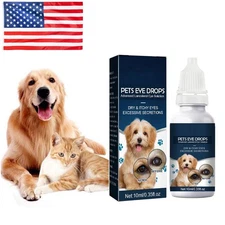 Eye Drops for Pets Bacterial,Viral and Fungal & Infections Dog Cat Treatment US