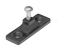 11721 Taylor Made Bimini Top Side Mount Nylon Black Deck Hinge