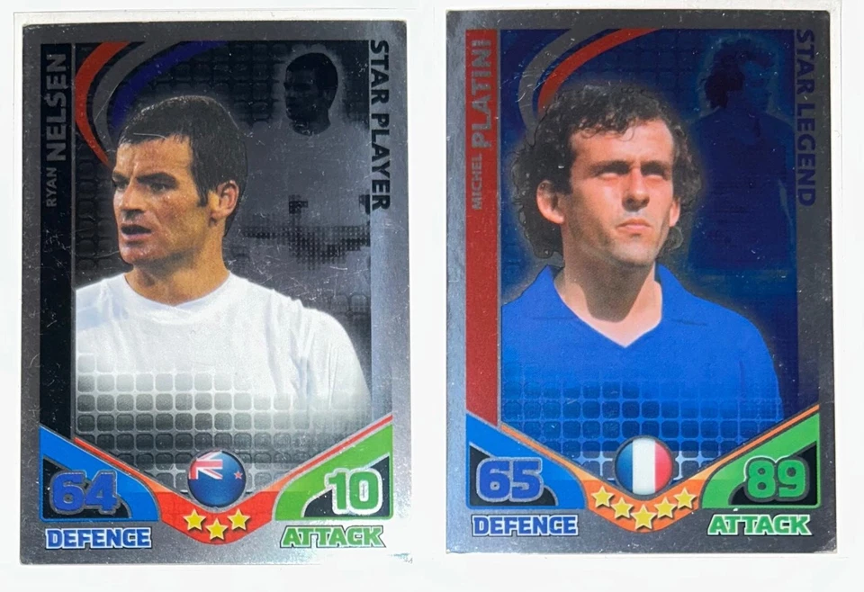 2010 Panini World Cup 12 Card Bundle Star Player & Star Legend Platini, Kaka - Image 4 of 4