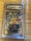 CGC 10 GEM MINT Chinese Pikachu 001/SV-P Promo Scarlet & Violet FA Holo Pokémon