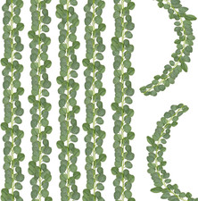 Eucalyptus Garland,Artificial Eucalyptus Leaves Table Greenery Garland Wreath V