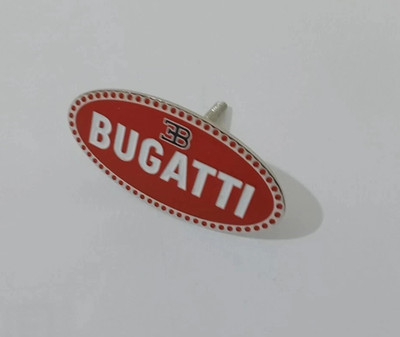 Early Bugatti Radiator Front Grill Hood Bonnet Badge Emblem Steel Made