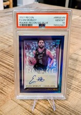 2021 Panini Recon Signature Blue Evan Mobley Auto RC /35 PSA 10 Cavaliers