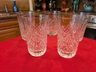 VTG SET FIVE  (5)  Waterford  "ALANA"  Flat Bottom Tumblers "5" X 3"   MINT