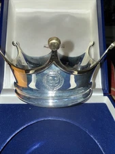 1977 Silver Jubilee Sterling Silver Mappin&Webb Champagne  Wine Coaster Box 118