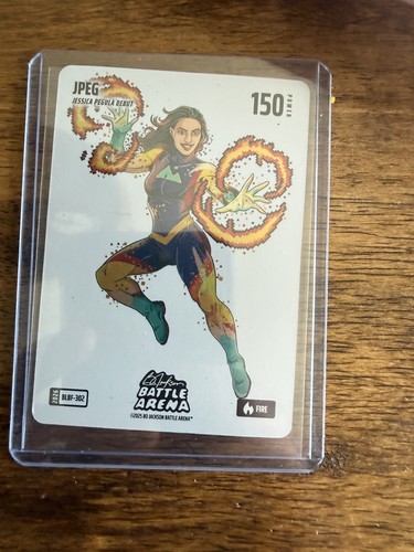 2026 Bo Jackson Battle Arena JPEG Blizzard Battle Foil Fire blbf-302