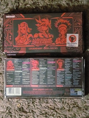 YUGIOH LEGENDARY 5D's (L5DD) DECKS BOX SET NEW FACTORY SEALED