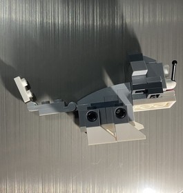 Lego Creator Cute Kitten 30188 Retired Grey and White Cat Figure