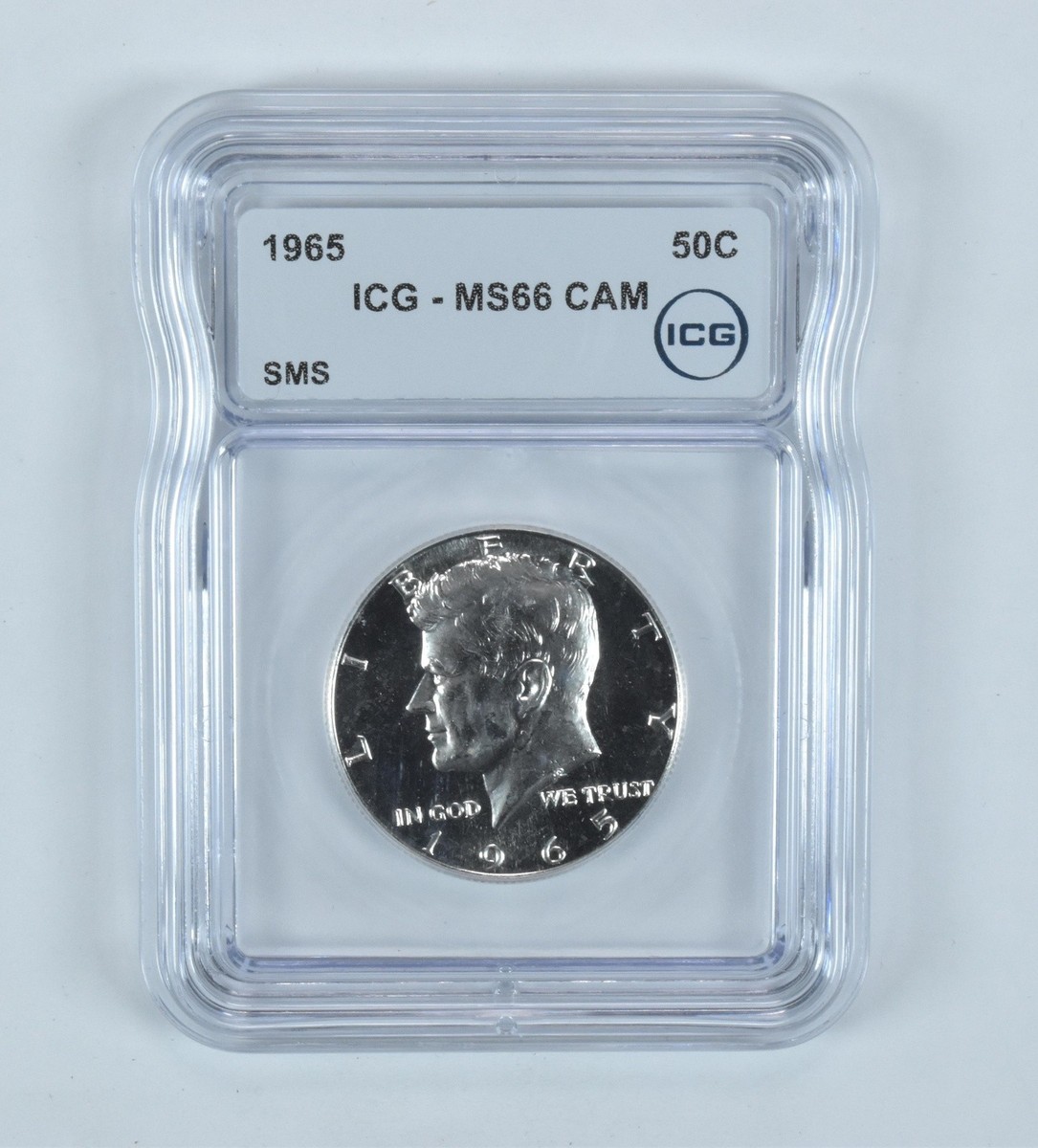 1965 Kennedy Half Dollar SMS MS66 CAM ICG | eBay